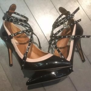 Valentino Grommet strap pumps